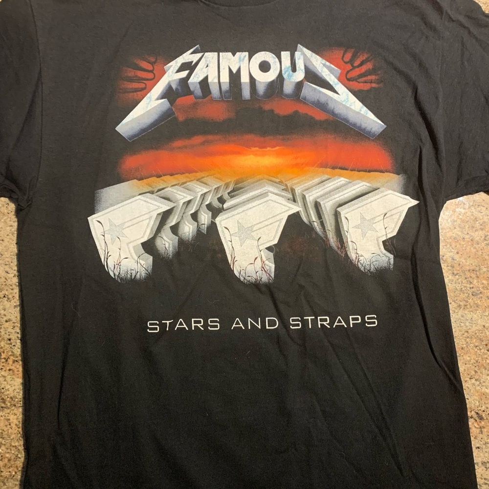 Famous stars and straps printed t shirt. New condition Medium